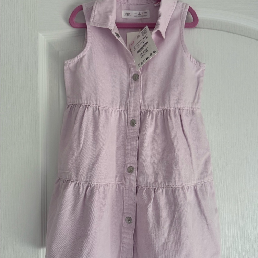 Zara Light Pink Sleeveless Dress